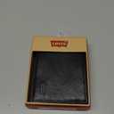 Levi's Men's RFID Extra Capacity Slim Bifold Wallet with Multiple Card Slots (Charcoal Black 2)