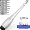 Implant Universal Hex Driver Screw Screwdriver Kit, with (5-35N.Cm) 7 Kinds of Torque +16 Universal Screws, Metal Plate Lock Design, Dual Head Design, for Dental Clinic