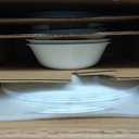 Corelle Vitrelle 18 Piece Glass Dinnerware Sets Service for 6, Triple Layer Chip & Crack Resistant Glass Plate and Bowl Sets, Wildflower