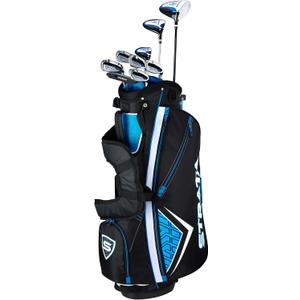 Callaway Golf Strata Complete Golf Set, 8 Piece (Blue, Right Hand, Alloy Steel, Iron 6, 7, 8, 9, PW, 5h, Driver, 5W)