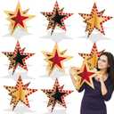 18 Pcs Large Star Centerpieces for Movie Night Party Decorations 12inch 3D Movie Party Supplies Star Decorations Red Carpet Film Show Theme Birthday Table Decor