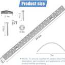 W11025649 AP6245752 Microwave Wall Mount Plate Kit for Whirlpool Kitchen-Aid Maytag Microwave Mounting Bracket W10440498 AP6245752 (with Hardware Screws Bolts)