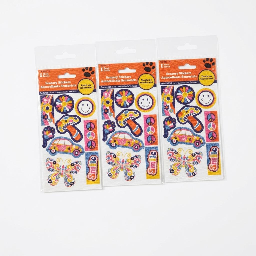 3 x Sensory Sticker
