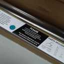 BlastHome Non-Adjustable Luxury Curtain Rods for Windows, 1 Rod Set, 3 1/2 foot Fixed Length, Oil Rubbed Bronze
