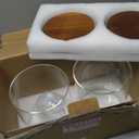 Glass Laundry Storage Containers with Acacia Lids and Scoops, 2 Pack Laundry Room Organization Jars with Labels, Powder Detergent Organizer and Laundry Pod Holder, Glass Laundry Beads Canisters Set