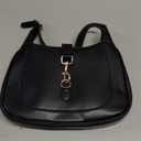 Keyli Shoulder Bag for Women Vegan Leather Shoulder Handbags Small Cute Hobo Purses trendy Top Handle Crossbody Bag with Adjustable Strap Black