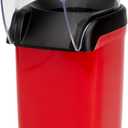 Tasty Hot Air Popcorn Popper, Healthy and Delicious Popcorn in Minutes, Fast and Easy-to-Use, Built-In Measuring Cup and Butter Warmer, 8 Cups, Red