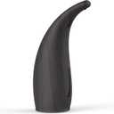 Automatic Soap Dispenser with Infrared Sensor - Adjustable 4-Level Touchless Hand Soap for Kitchen Sink, Bathroom - Battery Operated Electric Dispenser, Durable Plastic, Smart Soap Holder