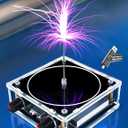 Music Tesla Coil Touchable Artificial Lightning Arc Plasma Loudspeaker Desktop Toy Electric Power Transmission Science Teaching Experiment Model