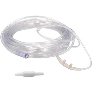 2pk 50Ft Salter-Style Soft Adult Oxygen Cannula with Swivel Connectors (Clear)