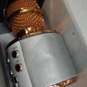 BlueFire 4 in 1 Karaoke Wireless Microphone with LED Lights, Portable Microphone for Kids, Great Gifts Toys for Kids, Girls, Boys and Adults (Pink)