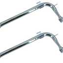 2 PACK PB050012 PB050009 Stainless Steel Oven Burner Tube Compatible with Vi-king Appliance Gas Burnner Replacement for EVGIC305 VGIC365 VGRC605 VGSS480 VGIC367 VGSC300 VGSC305 VGSS300