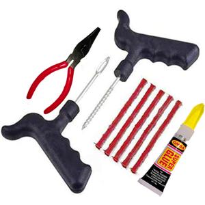 Bike CAR Auto Tubeless Tire Tyre Puncture Plug Repair Tool Kit