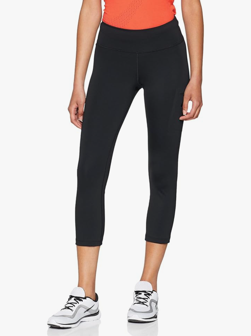 Nike Women's Power Hyper Crops (Black, S)