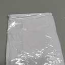 2 White Vinyl Hotel Pillow Cover Case Waterproof Zipper Protector Bed 21" X 27"