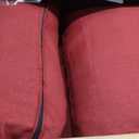 24"x27.5" Outdoor Deep Seat Patio Cushions Set of 2, Deep Seat Bottom Resilient Foam Filling Water-Resistant Stain-Resistant UV Resistant Weather Resistant with YKK Zippers, Chili, 24"x27.5"x4.5";2 Sets