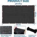 90% Shade Cloth, Dog Kennel Shade Cover, 20 x 30 FT Sturdy Durable Sunblock Shade Mesh Tarp with Grommets for Patio Plants Greenhouse Chicken Coop Porch