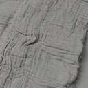 EMME Cotton Throw Blanket for Couch Soft Muslin Blankets 50"x60" Lightweight Breathable Blanket All Season Gauze Blanket, Light Grey