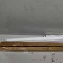 No Drill Zebra Blinds for French Door, 24 5/8" W x 72" L, White