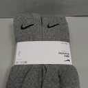 Nike Unisex Adult Everyday Cushioned Training Crew Socks (6 Pairs) L, Grey