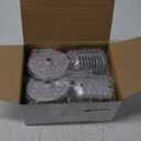 Zubebe 4 Pcs Retro Vintage Microphone Props Halloween Fake Microphone Plastic Pretend Mic for Podcast Event Rock and Roll Hip Hop Music Movie Theater Birthday Jazz Party Decor(Silver)