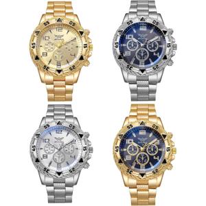 4 pcs Classics Business Watches for Men Big Face Mens Watch Wholesales Analog Quartz Wristwatch