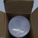 HillSpring Small Glass Bowls with Removable Lids, Set of 6, Portion Dessert Bowl for Pudding and Jelly, 6.8 oz Clear Containers for Meal Prep, Baking, and Food Storage