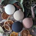 12 Pcs 4 Inch Neutral Textured Christmas Ball Ornament 4 Inch Vintage Matte Boho Cream Blue Pink White Plastic Christmas Ball Rustic Xmas Tree Ornaments Modern Home Decor for Holiday (Multicolored)