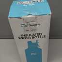 Insulated Water Bottle | Thickened Stainless Steel Vacuum Metal | Portable Sports Half Gallon Large Water Jug for Gym and Hiking with Straw, Carrier Bag, Handle Strap | BPA-Free 64 oz (Advanced Black)