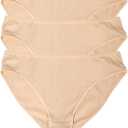 EASTBUDDY 3 Pack Dance Ballet Briefs Girls Women Cotton Gymnastics High Cut Dance Underwear (adultM, 140)