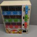 Melissa & Doug Sort-Stock-Select Wooden Vending Machine Toy with Play Food, Mini Vending Machine Toys & Play Money, Preschool Toys for Kids Ages 3+