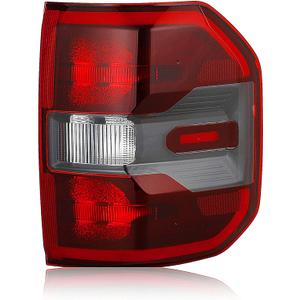 LED Tail Lights Black Compatible with Ford Maverick Lariat, XLT 2023 2024 2025 Lariat Tremor Rear Brake Lamp Signal Assembly Right Passenger Side PZ6Z13404B NZ6Z13404B FO2801289