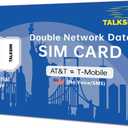 3 x Prepaid 5G/4G LTE Data SIM Card Support AT&T, T-Mobile Network, USA Data Only SIM Card for Unlocked Security Cameras/Smart Phone/Tablet/Mobile WiFi Hotspot/Smart Watch, No Contract