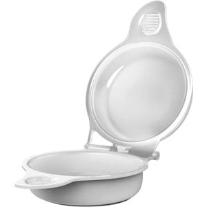 Microwave Egg Maker, a Healthy Breakfast Cooking Utensil - Kitchen Essentials, Easy to Make- Holds Up to Two Eggs and Cooks in 45 Seconds