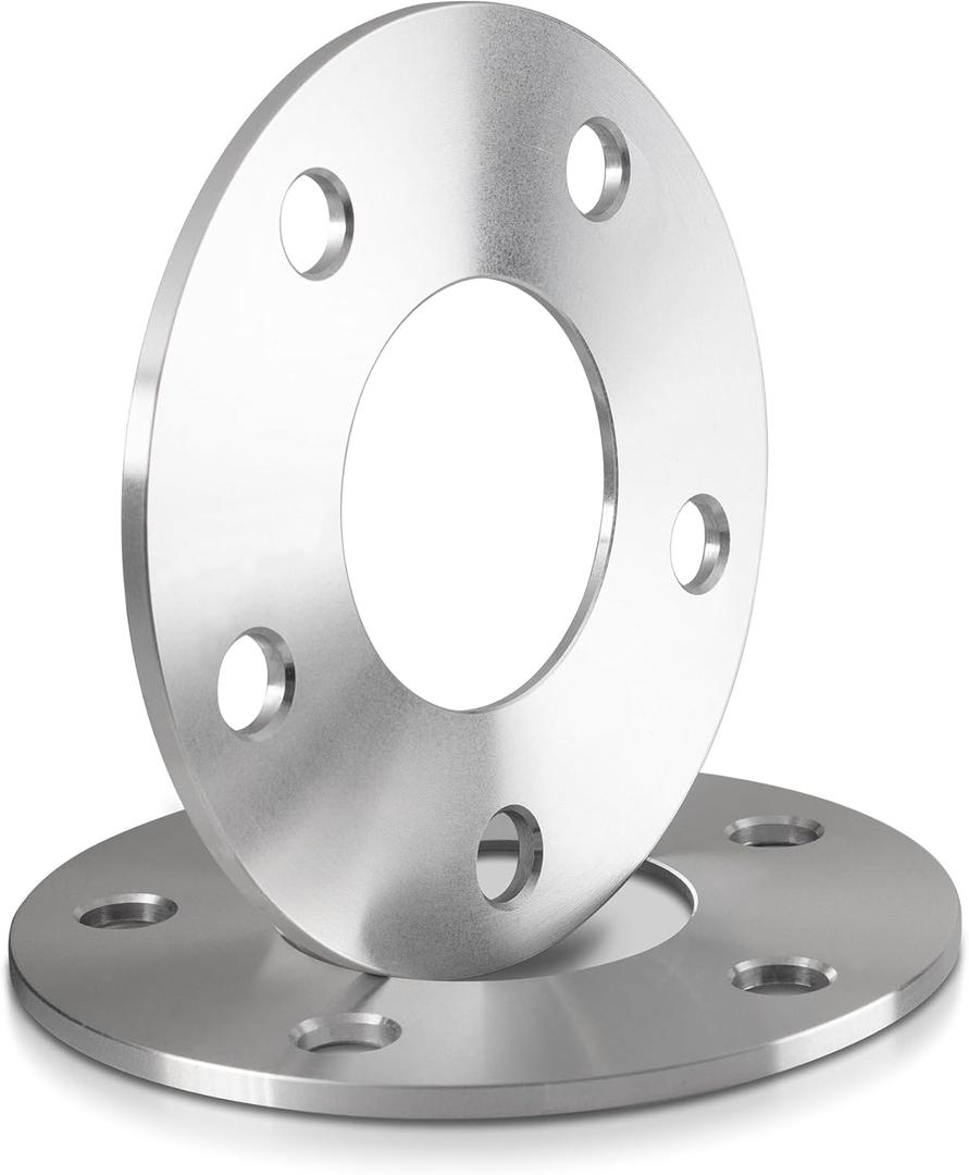 3mm Hubcentric Wheel Spacers 5x4.5 Compatible for Ford Explorer Mustang Edge Ranger Crown Victoria, for Aviator Town Car, Compatible for Mazda B2500 B3000 B4000 Pick up (2pcs 70.3mm 1/2-20 Threads) (Silver)