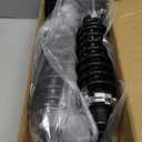 Rear Left & Right Street Rod Coil Over Shock w/200 Pound Black Coated Springs