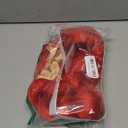 MUPUL Red Long Straight Wig With Braids Red Braided Wig Cosplay Halloween Costume Wigs For Women