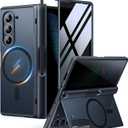 MOBOSI for Z Fold 6 Case with Privacy Screen Protector [Compatible with Magsafe], [Built-in Kickstand & Full Body Hinge Protection] Shockproof Phone Cover for Samsung Galaxy Z Fold6, Black | Upgraded, Built-in Kickstand, Screen Protector, Hinge Protection, Shockproof