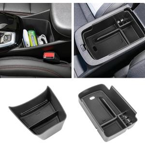 Center Console Organizer Compatible with 2024 2025 2026 Chevy Trax Armrest Storage Box and Center Console Middle Storage Tray Insert Secondary Interior Accessories