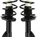 Richeer 172286 Front 2 PCS Strut Shocks Assembly Compatible with 2006-2011 Civic, 2006-2011 Acura CSXShock Absorber Front with Coil Spring Steel Replacement 172287