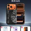 Heavy Duty for iPhone 17 Pro Max Case - Compatible with MagSafe Shockproof Protective Rugged Magnetic Men Military Grade Shock Drop Proof Phone Cover Funda for Apple 17 Promax Case, Black