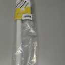 White Curtain Rods for Windows 28-48 inch, 1 Pack 5/8" Curtain Rod Set with Brackets, Splicing Adjustable Curtain Rod for Bedroom, Kitchen, Living Room, Matte White