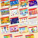 Montessori Preschool Busy Book for Toddlers - Activity Books for Kids Ages 3-5 - Preschool Learning Activities - Workbook Activity Binder - Autism Sensory Toys - Gifts for 3 4 5 6 Year Old Boys Girls