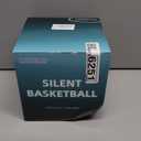 Silent Basketball Size 7 (29.5")  Grooved Airless Foam Indoor Basketball for Quiet Dribbling and Indoor Training, Pro PU Material  Achieve Real Feel Higher Bounce Quieter (Orange)