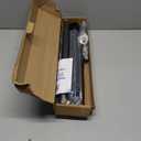 Closet Rods for Hanging Clothes, 17 to 84 Inches Stepless Adjustable Metal Closet Rod, 1.3 Inches Heavy Duty Clothes Hanging Rod for Closet Wardrobes Laundry RV, Black