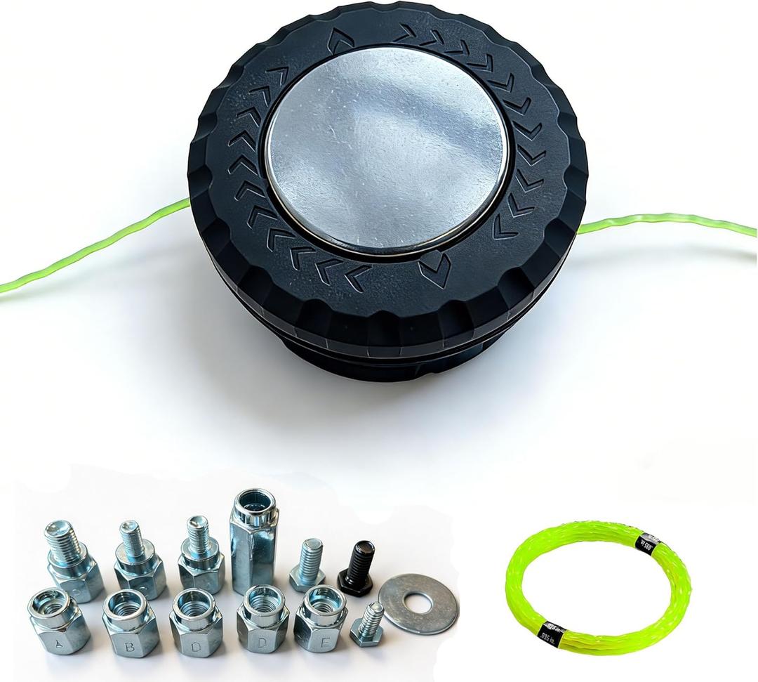 Weed Eater Head Quick Load Replacement Head Compatible with STIHL FS, Husqvarna 300/500, Echo SRM, EGO, DEWALT, Worx and More (Fits Most Trimmer & Weed Wacker Models)
