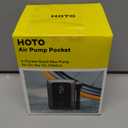 HOTO Mini Bike Tire Pump, 25s Fast Inflate Bicycle Pump with Guage, 150PSI Portable Electric Bike Air Pump with Presta and Schrader Valve for Road Bike, Motorcycle, Mountain Bike, Car, Sports Ball