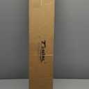 TONIAL1 Inch Double Curtain Rods 140 to 195 Inches, Heavy Duty Decorative Long Drapery Rod for Windows 128 to 190 Inches (5.75 to11.7 ft) with Classic Cap Finial, Antique Silver