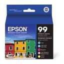 EPSON 99 Claria Hi-Definition Ink Standard Capacity 5 Color Cartridge Combo Pack (T099920-S) Works with Artisan-700, 710, 725, 730, 800, 810, 835, 837