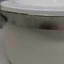 Stainless Steel Dog Bowls with Non-Slip Rubber Bottom,Insulated Dog Water Bowl for Large Dogs,Heavy Duty Metal Cold Pet Food Bowl,Rustproof,Dishwasher Safe (200oz,White)